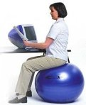 exercise ball chair
